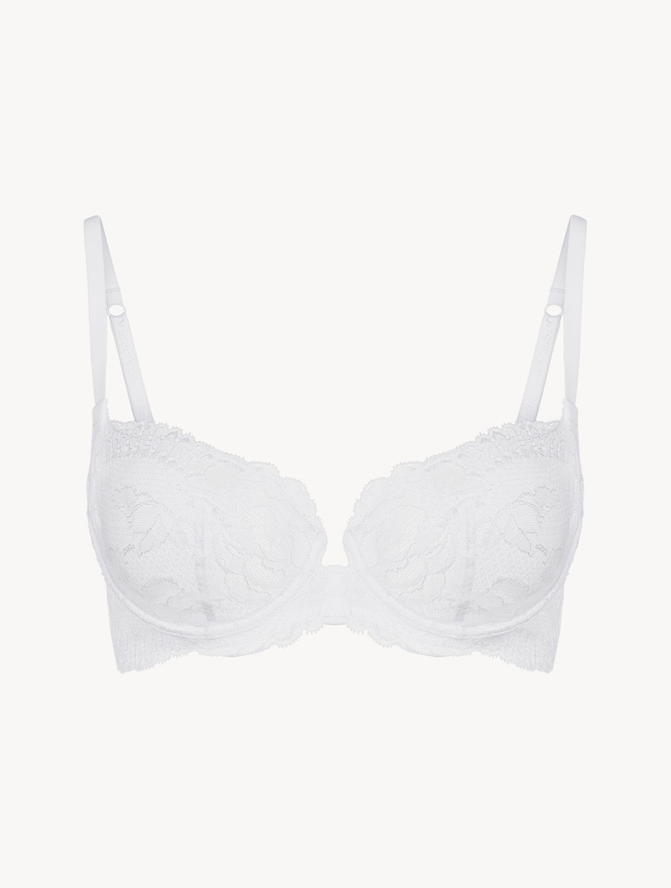 White lace balconette bra - La Perla - Global