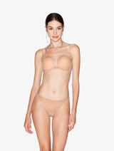 Push-up Bra in sand stretch tulle_1