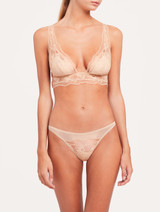 Thong brief in beige stretch tulle_1