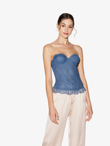 Long lace corset in Cornflower Blue - ONLINE EXCLUSIVE_3