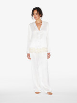 White silk long pyjamas with frastaglio_1