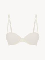 Bandeau bra in white_0