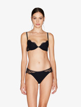 Push-up Bra with lace in Onyx_1