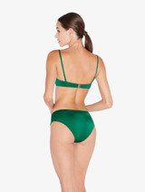Bandeau Bikini Top in green_2