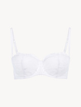 White lace bandeau bra_0