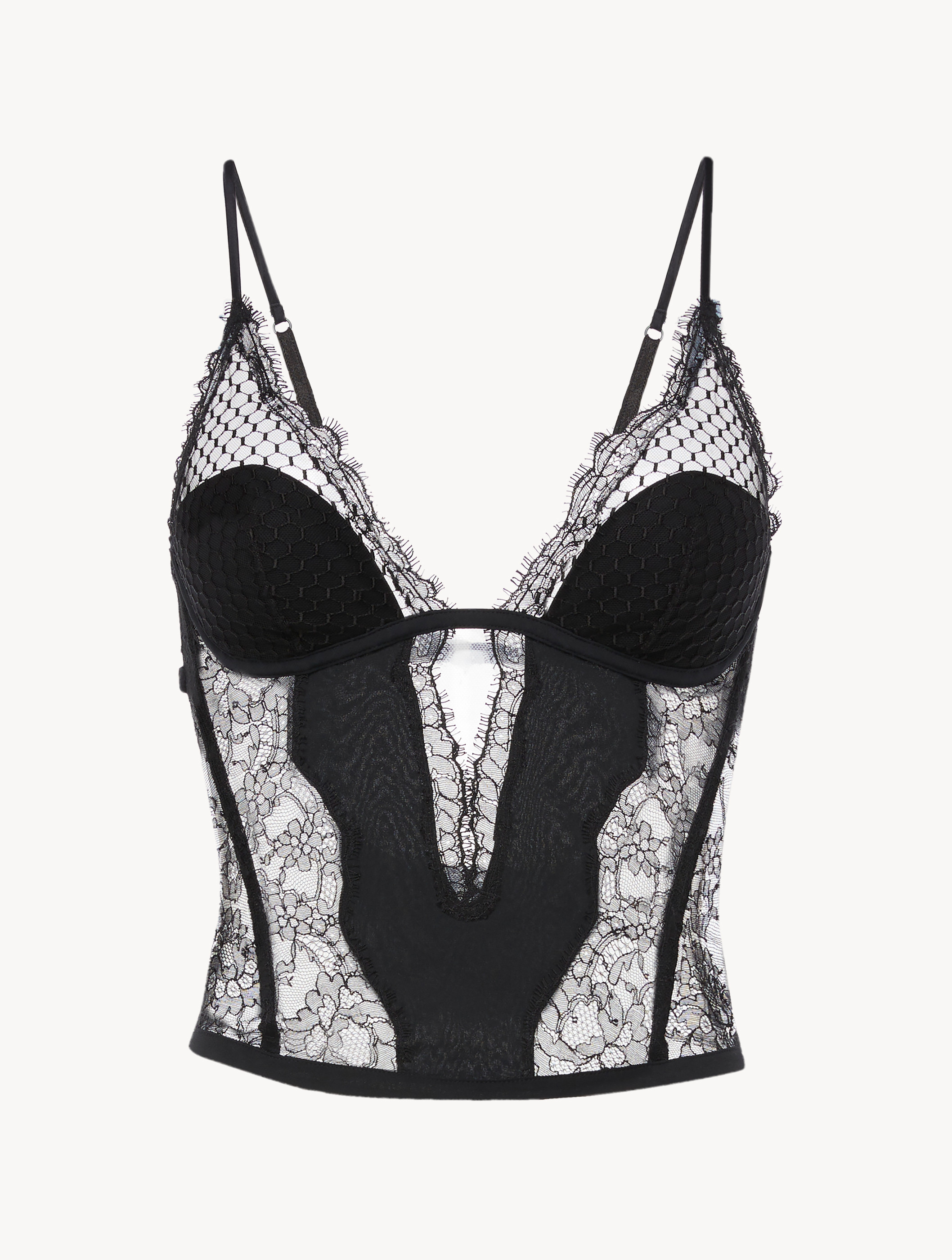 Bring The Heat Lace Bodysuit Black main image 0