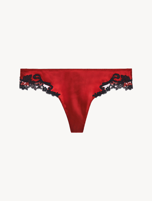 Red silk thong with frastaglio_5