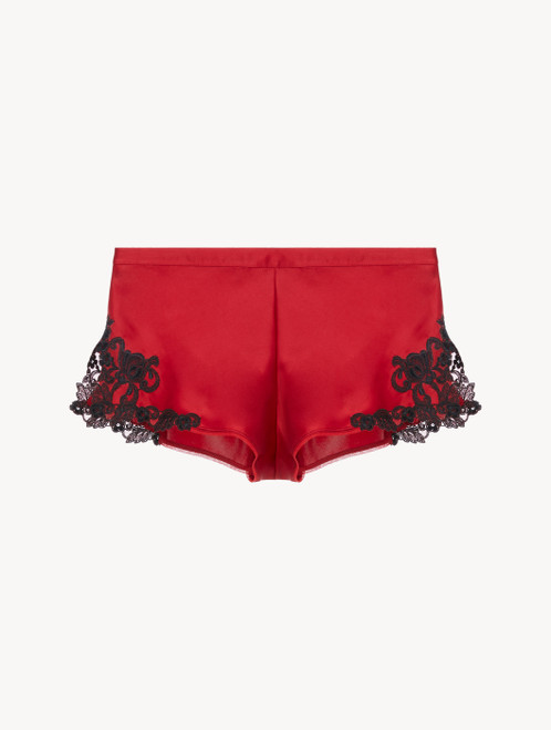 Red Silk French Knickers with frastaglio embroidery_1