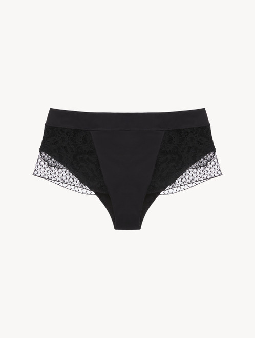 High-Waisted Brief with Leavers Lace_0