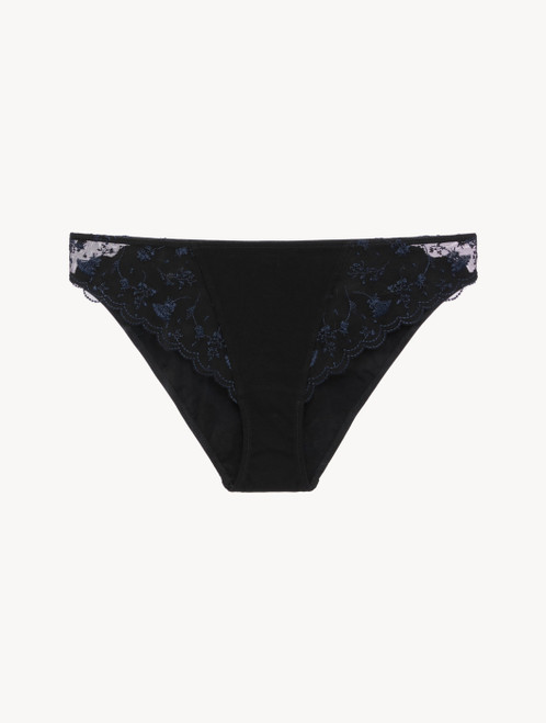 Briefs in Onyx with embroidered tulle_3