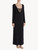 Nightgown in black modal stretch with Leavers lace_1