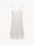 Slip Dress in off-white silk with Leavers lace