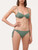 Balconette Bikini Top in khaki green with logo_1
