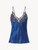 Blue silk camisole with frastaglio_0