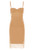 Beige Padded Underwired Dress_0