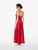 Red long nightgown with frastaglio_2