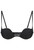 Black non-wired padded push-up bra_0