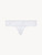 White stretch Leavers lace thong_0