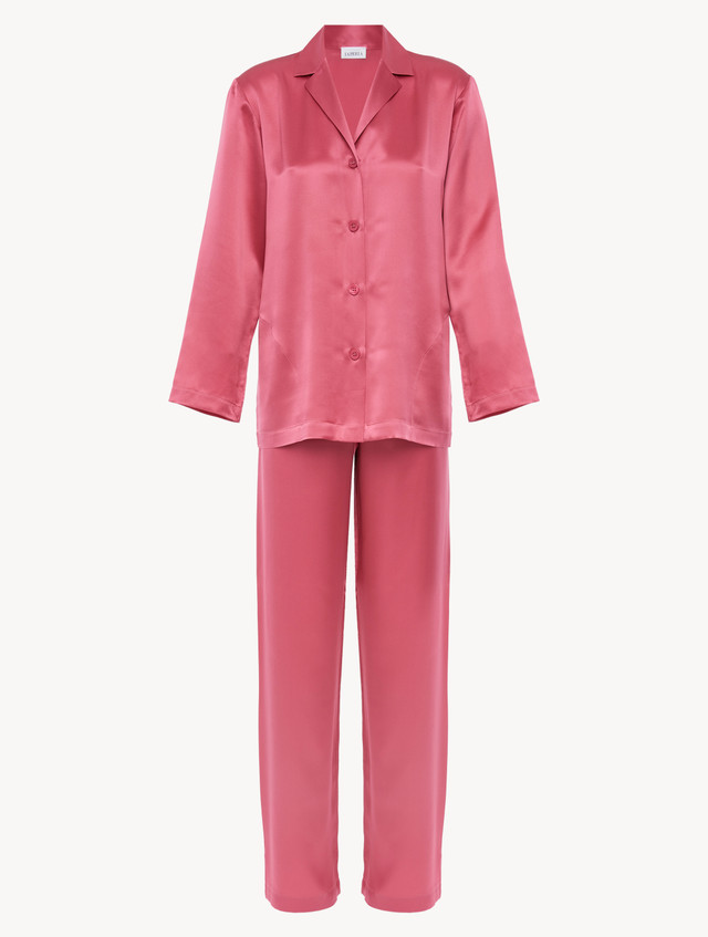 Black silk pyjama set La Perla Global