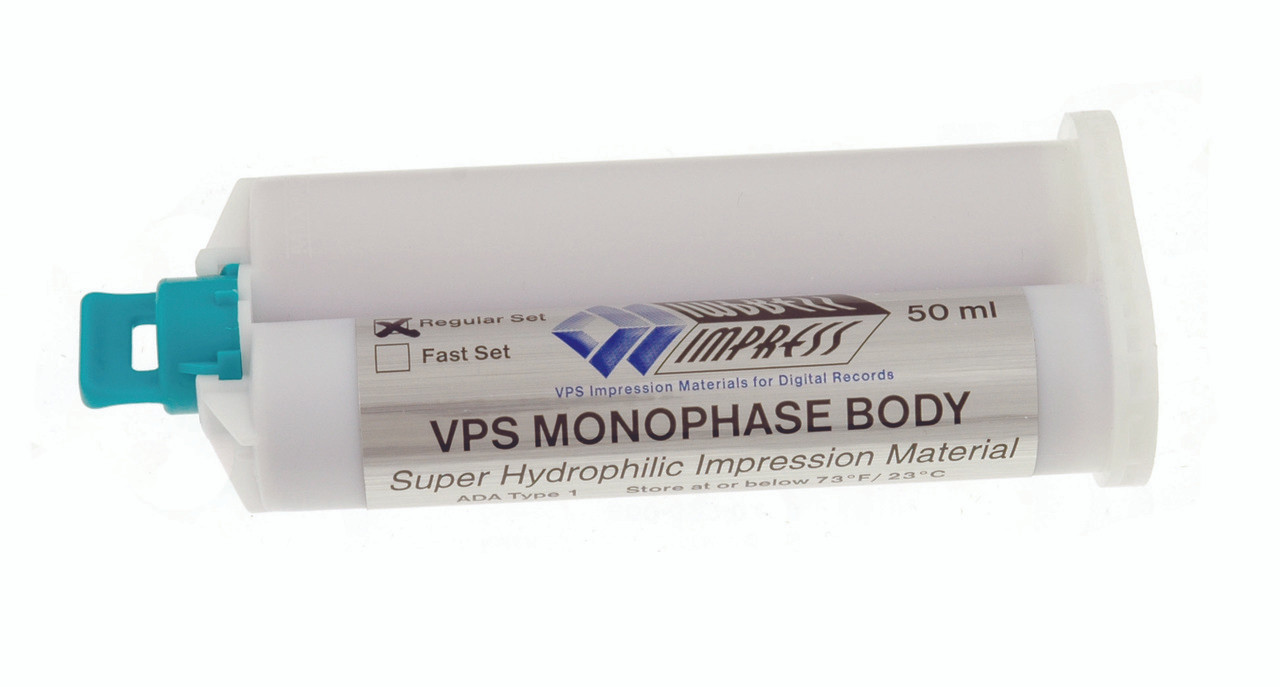 Impress™ VPS Super Hydrophilic Monophase Impression Material