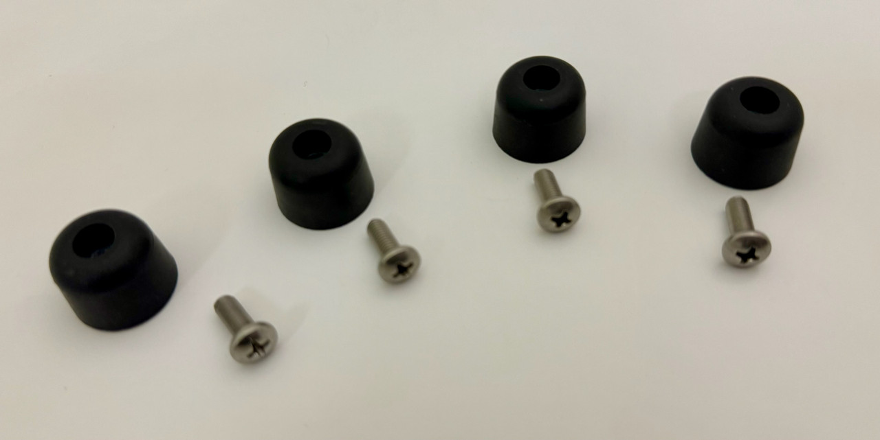 Rubber Bottom Bumpers (set of 4) with screws