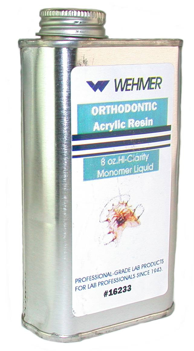 Wehmer Ultra-High Clarity Cross-Linked Self-Cure Monomer - 8 oz.