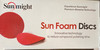 SUN 96120  Sunmight Foam Discs, 3" velcro, 1000 grit  20 ct.