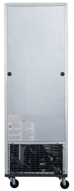 Dukers D28R 18.75 cu. ft. commercial single door reach-in refrigerator in stainless steel