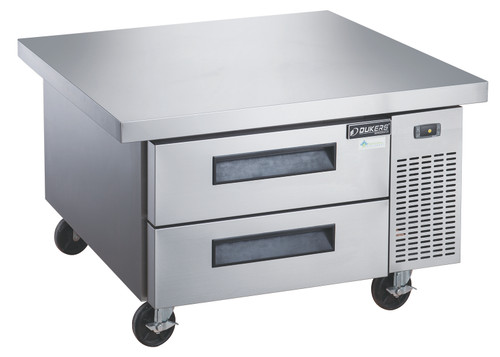 Dukers DCB52-60-D2 60 inch chef base refrigerator with two drawers