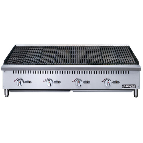 Dukers DCRB48 48-inch commercial countertop charbroiler