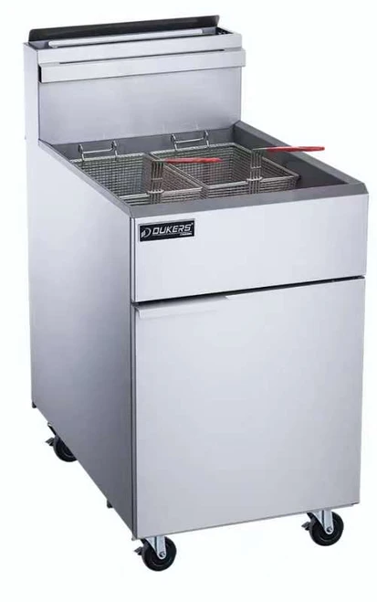 Dukers DCF5-LPG commercial liquid propane gas fryer