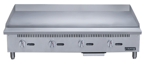 Dukers DCGM48 48 inch commercial gas griddle with 4 burners