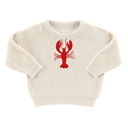 Chunky Knit Sweater - Lobster