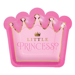 Little Prince or Little Princess Gender Reveal Lunch Plate