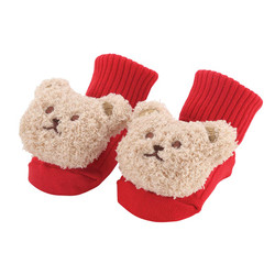Rattle Socks - Santa Bear