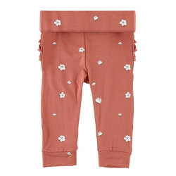 Grow with Me Pants with Ruffles - Cotton Blossom