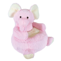 Plush Chair - Pink Elephant