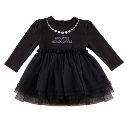 Little Black Dress - Long Sleeve - 6-12 MO