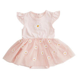 Snapshirt Tutu Dress - Pink Daisy 