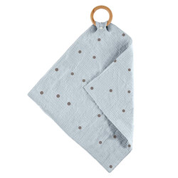 Mini Blankie Teether Polka Dots