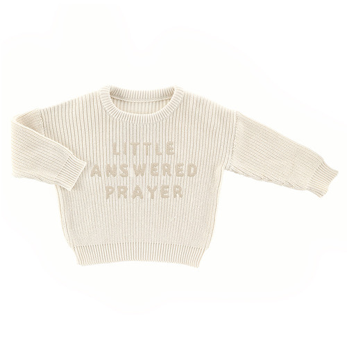Chunky Knit Sweater - Little Answered Prayer