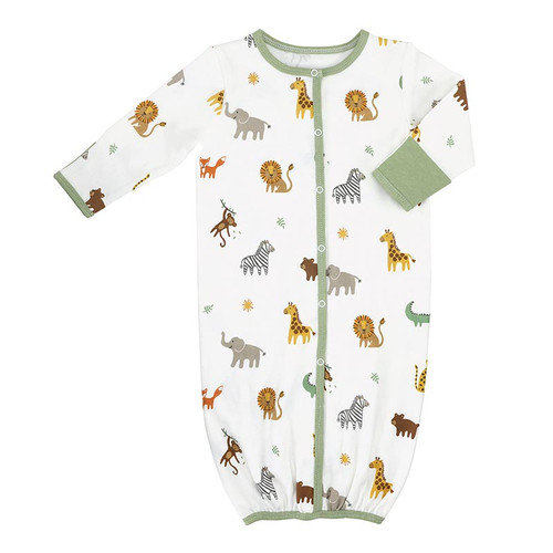 Newborn Gown - Safari