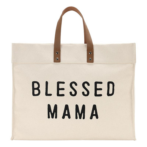 Canvas Tote - Blessed MAMA