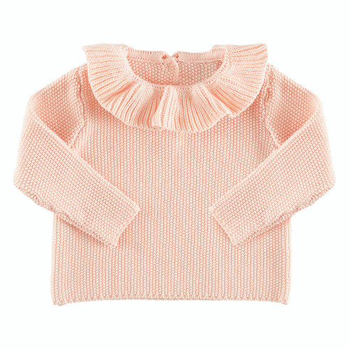 Pink Ruffle Sweater