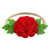 Felt Headband - Red Rose