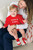 Sweatshirt Romper - Santa Baby