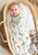 Knit Plush Rattle + Wood Ring - Monkey