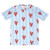 Two-Piece Short Sleeve + Shorts PJ Set - Blue Stripes + Lobsters