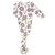 Knotted Gown - Purple Floral