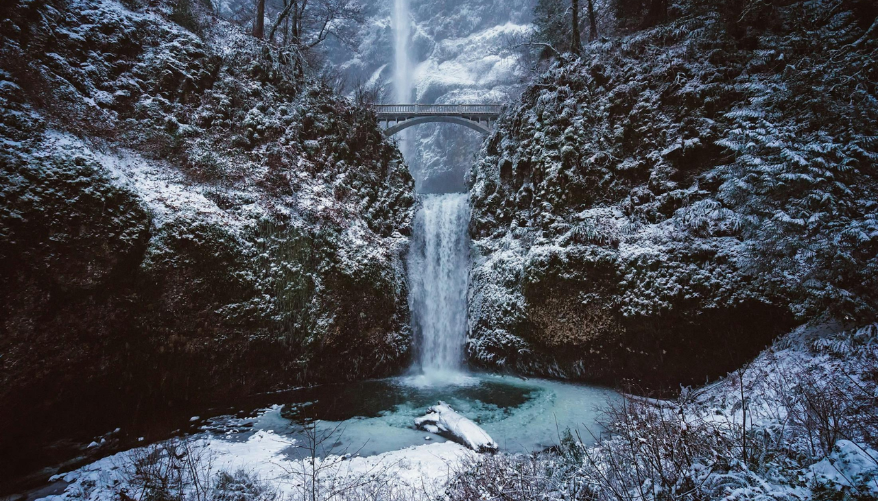 clear picking bins stacked to form a rainbow shape